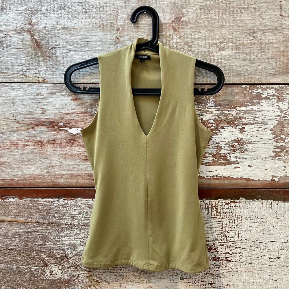 Vintage // green tank top